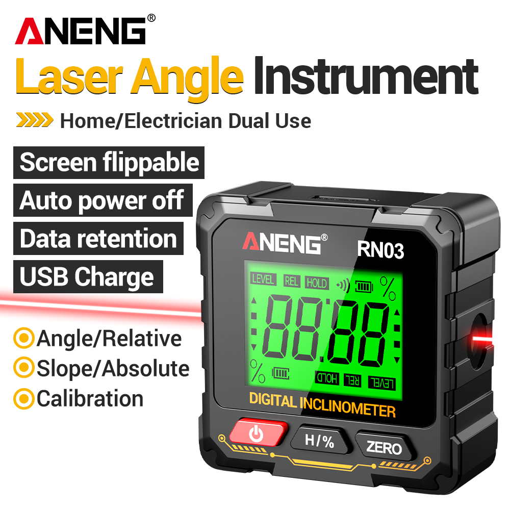 Laser Level Rechargeable Usb - مقياس زوايا رقمي قابل لإعادة الشحن