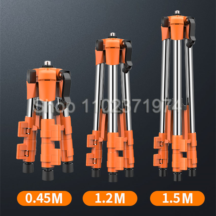 Laser Level Tripod Stand 1.5M - حامل جراب عالمي من الفولاذ المقاوم