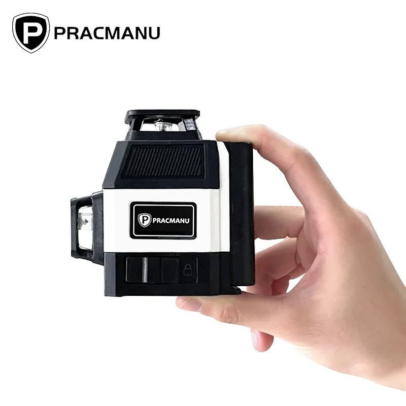 Cross Line Laser 360 Degree - Pracmanu-مستوى ليزر ثلاثي الأبعاد صغير ،