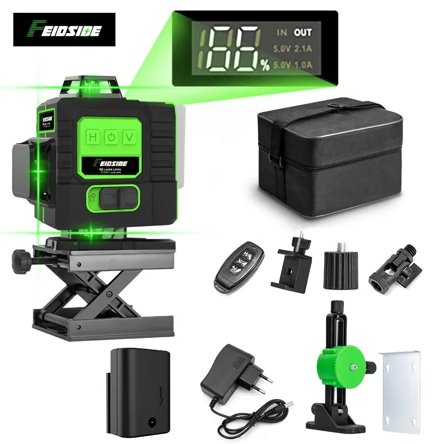 Laser Level Outdoor Bright Green - خطوط FEIDSIDE خط أخضر بمستوى ليزر