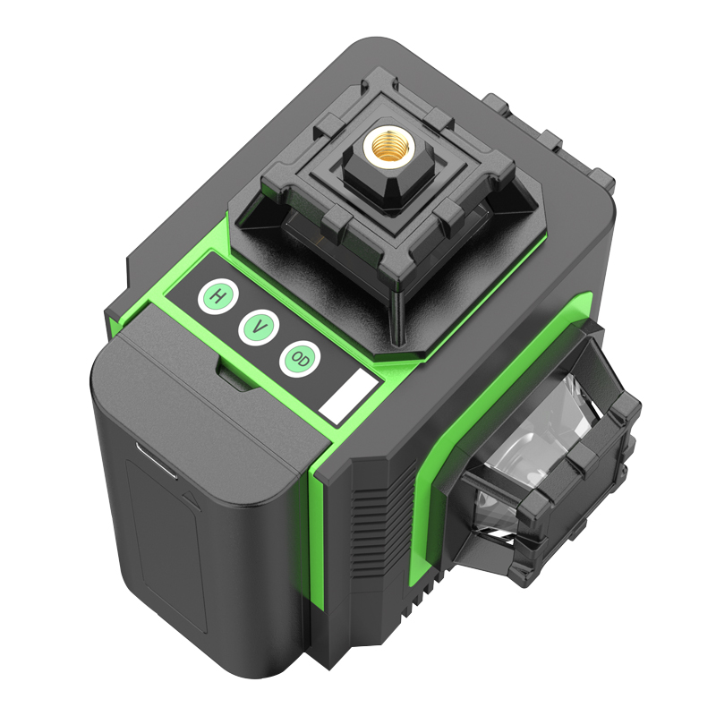Green Beam Laser Level 12 Line - جهاز قياس مستوى بالليزر جديد بشاشة