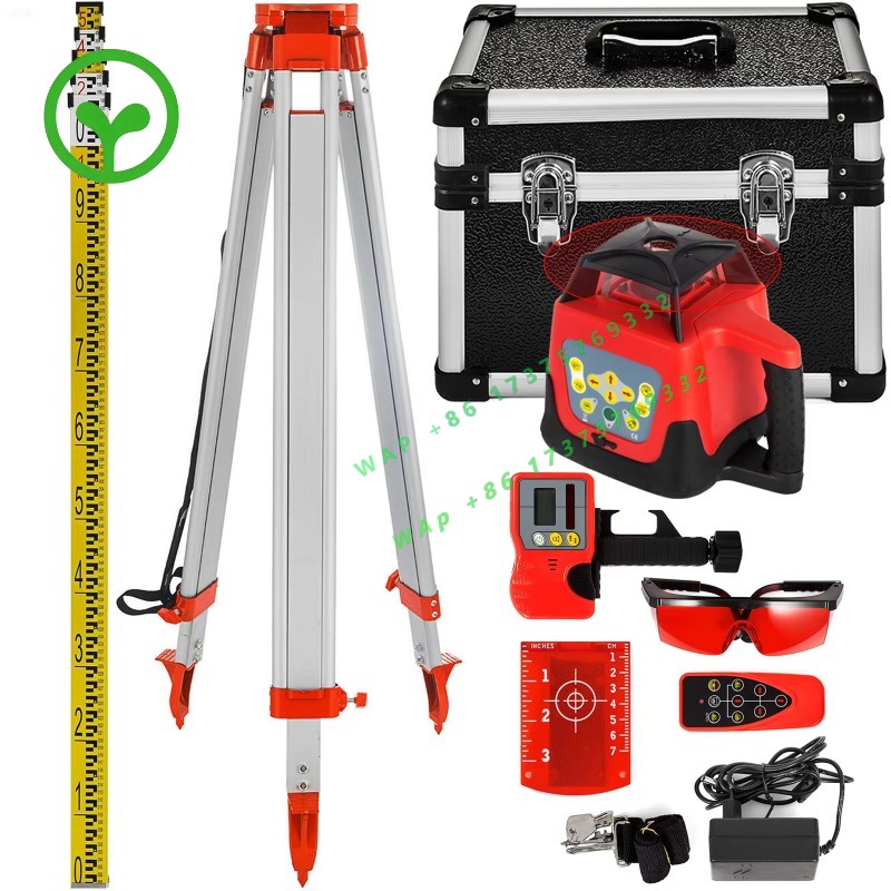 Rotary Laser Level 500M Range - 【فاخر】 جهاز مستوى ليزر دوار بشعاع