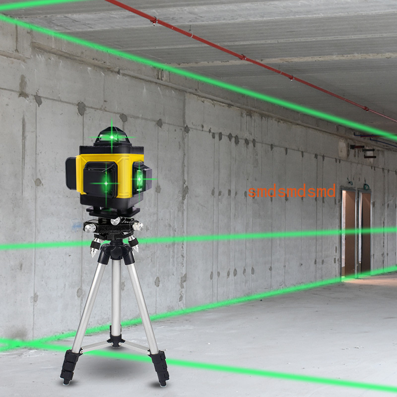 16 خطًا 4D مستوى الليزر الأفقي - مراجعة Laser Level 4D 16 Line Green وسعره