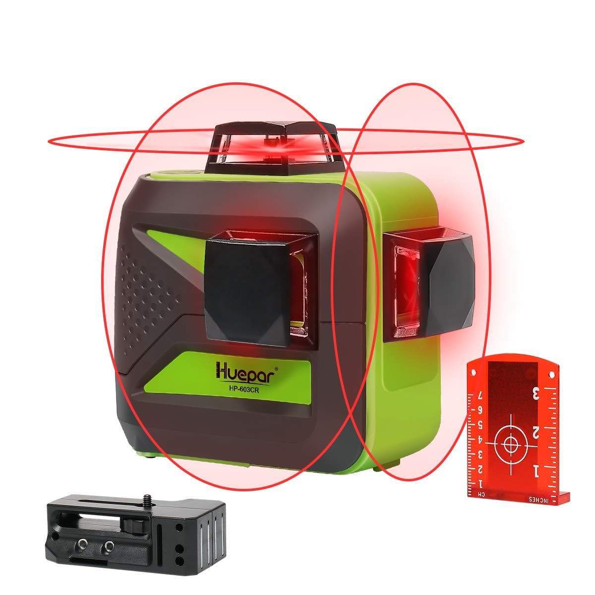 جهاز ليزر متقاطع ثلاثي الأبعاد - مراجعة Laser Level 3D Cross Line Self Leveling وسعره