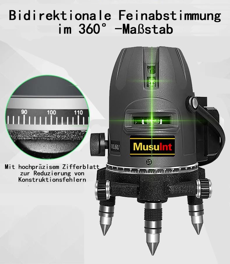 جهاز تسوية بالليزر الأخضر الخا - مراجعة Laser Level Outdoor Bright Green وسعره