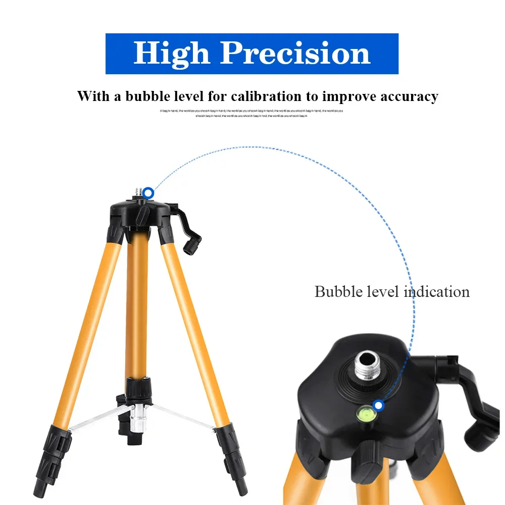حامل ثلاثي القوائم لمستوى اللي - مراجعة Laser Level Tripod Stand 1.5M وسعره
