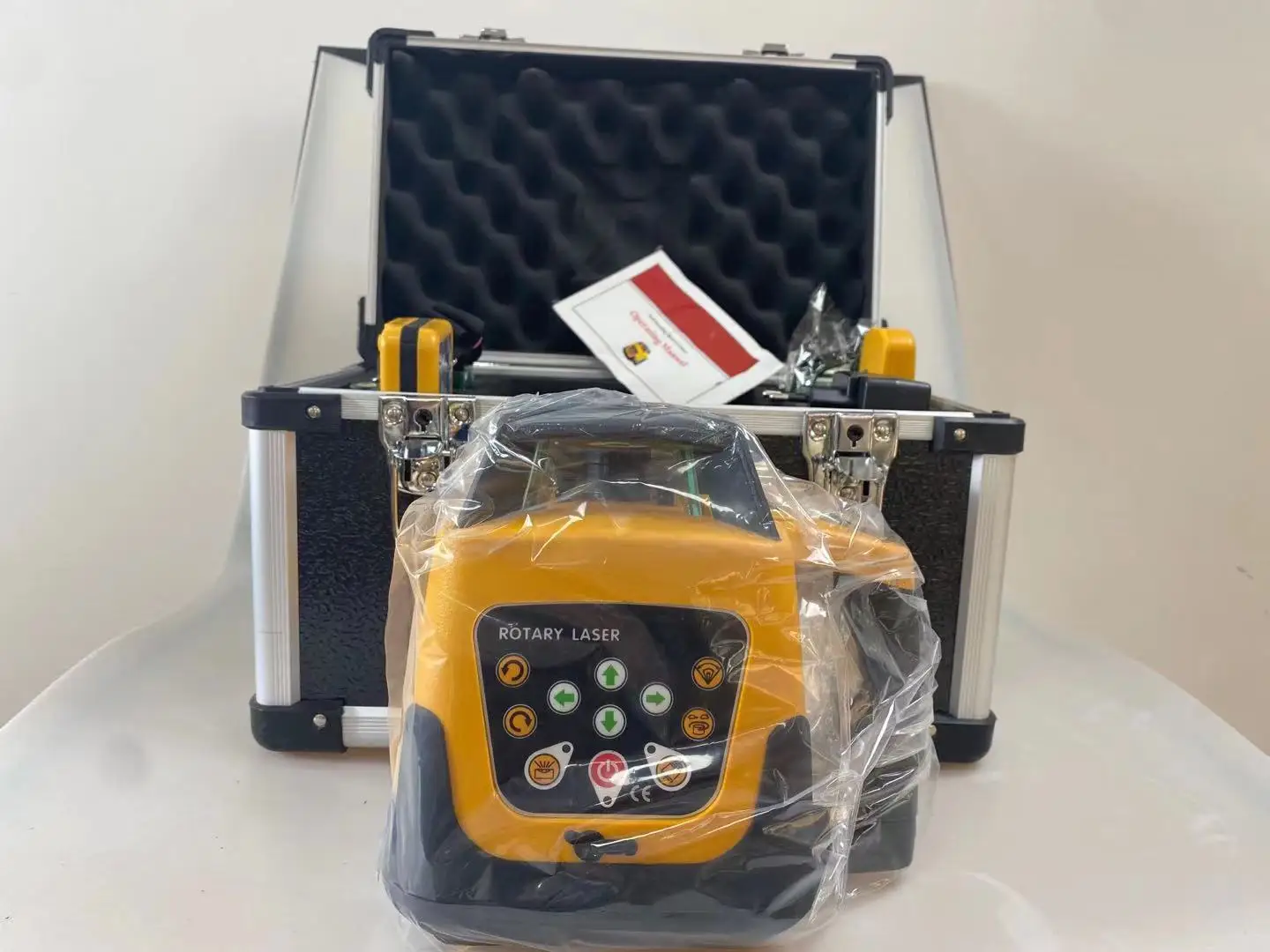عالية الدقة الإلكترونية التلقا - مراجعة Rotary Laser Level 500M Range وسعره