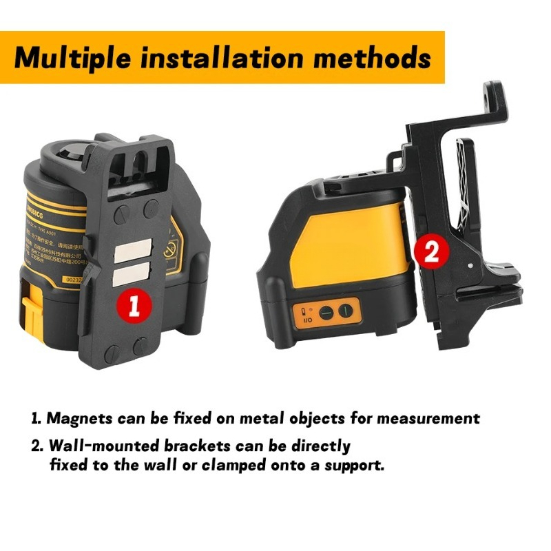 مستوى ليزر أخضر ثنائي الخط 088 - مراجعة Line Laser Level Magnetic Bracket وسعره
