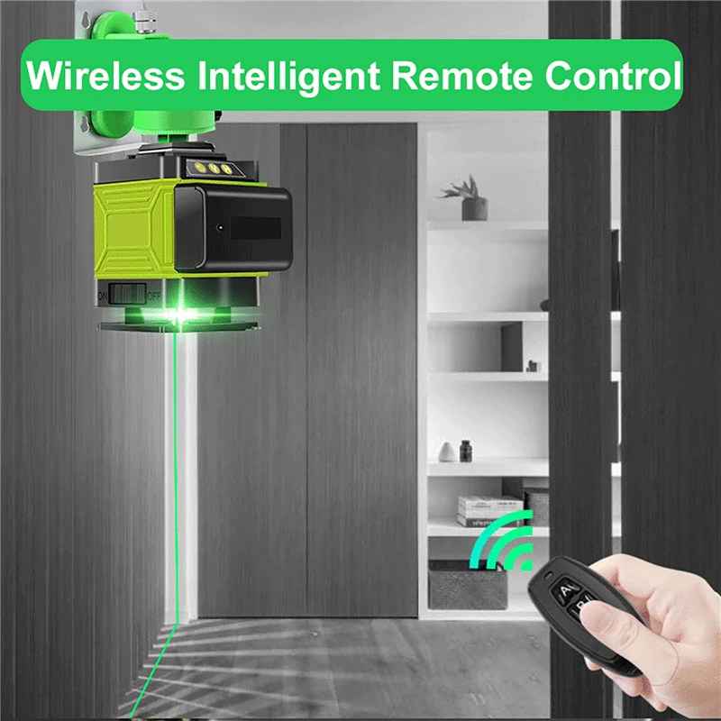 8/12/16 خطوط مستوى الليزر 4D ا - مراجعة Green Beam Laser Level 12 Line وسعره