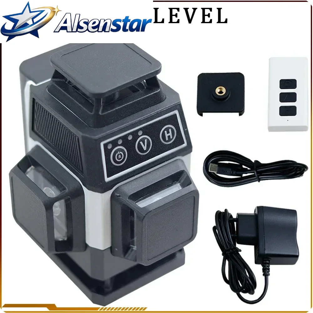 جهاز ليزر لمستوى 16 خط، أداة ل - مراجعة Laser Level 4D 16 Line Green وسعره