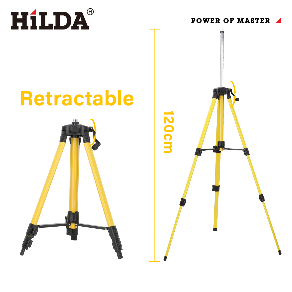 حامل ثلاثي القوائم لمستوى اللي - مراجعة Laser Level Tripod Stand 1.5M وسعره