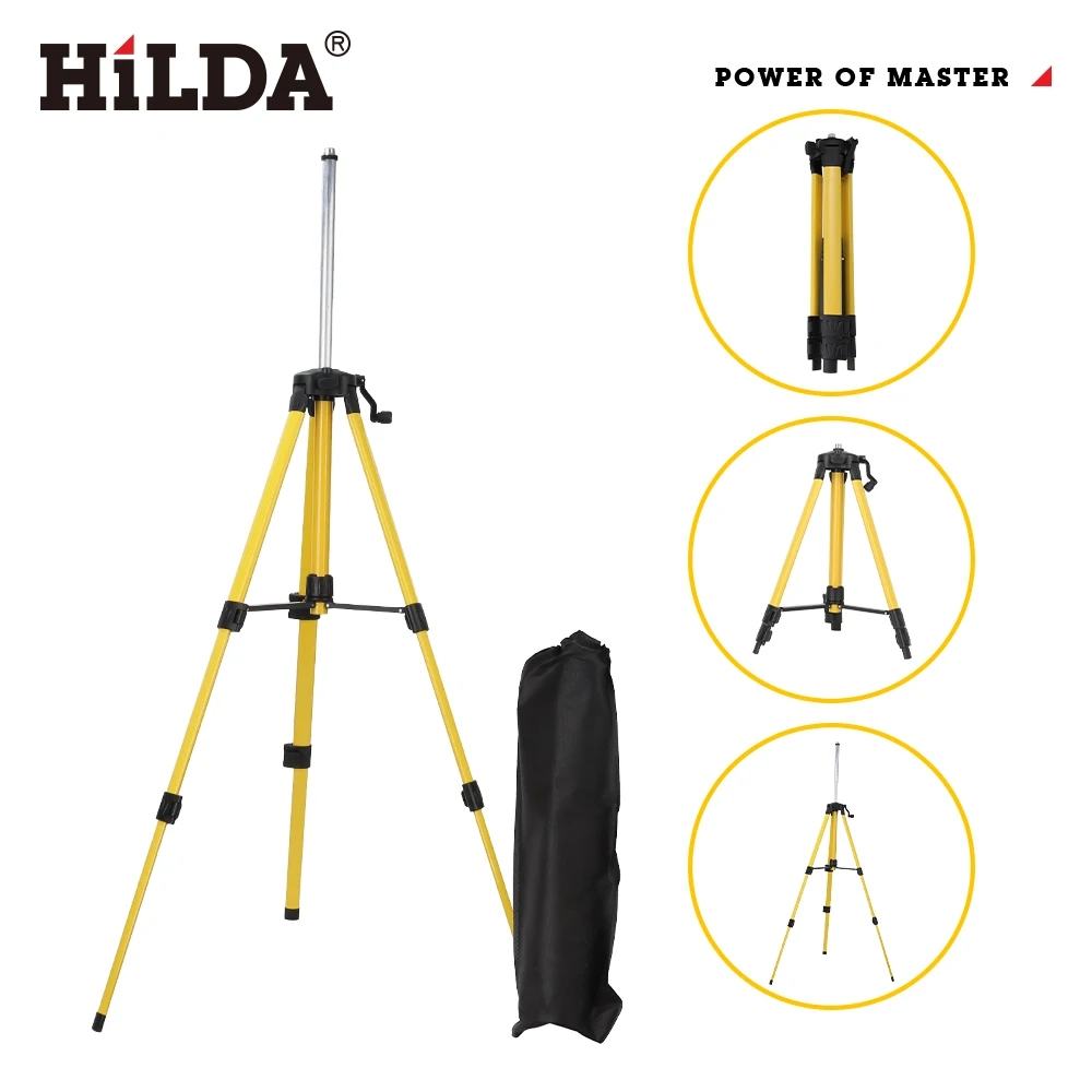 حامل ثلاثي القوائم لمستوى اللي - مراجعة Laser Level Tripod Stand 1.5M وسعره