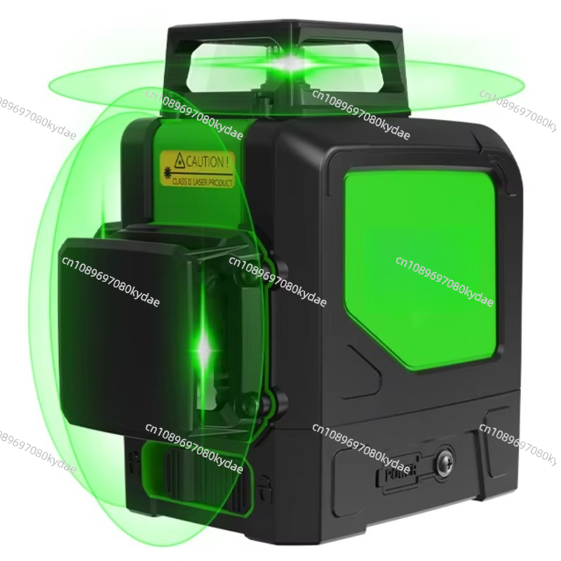 مستوى ليزر خط أخضر 360 IP54 مق - مراجعة Green Beam Laser Level 12 Line وسعره