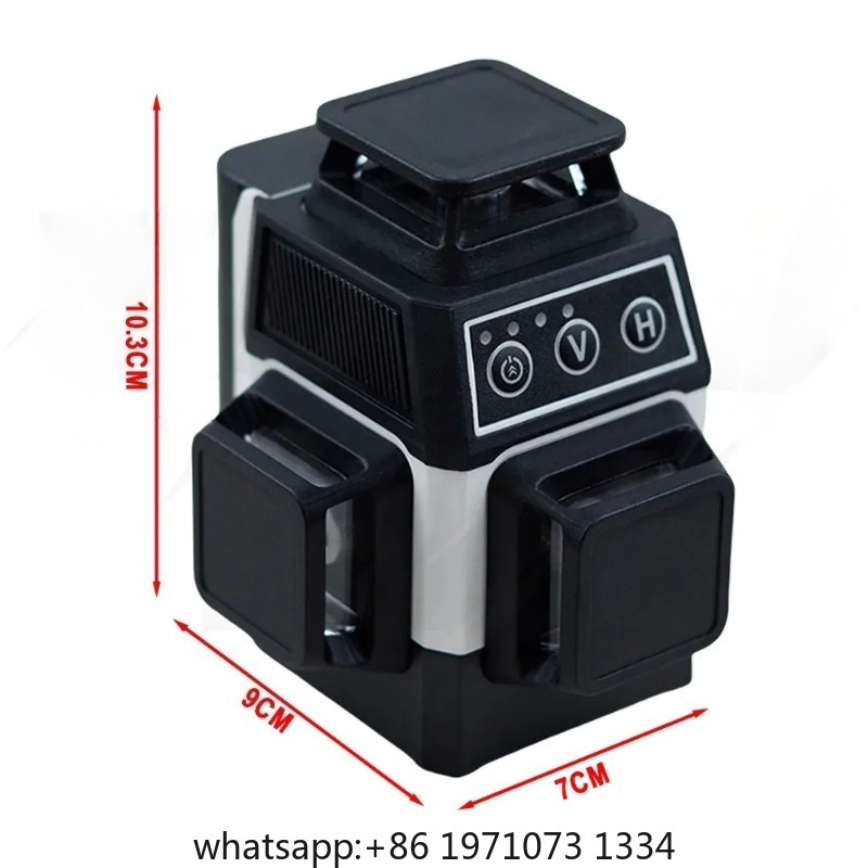 جهاز ليزر ثلاثي الأبعاد صغير ا - مراجعة Green Beam Laser Level 12 Line وسعره