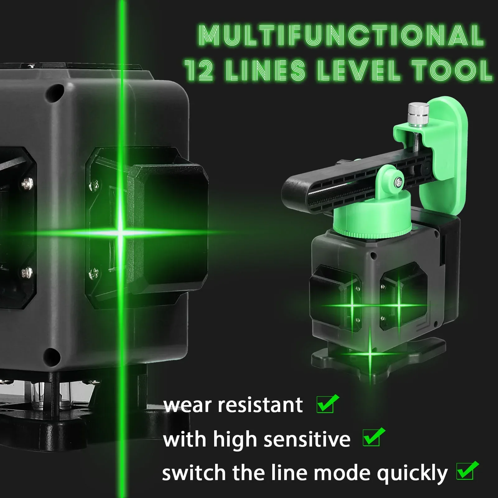 مستوى الليزر 3 الأكثر مبيعًا ° - مراجعة Laser Level Rechargeable Usb وسعره