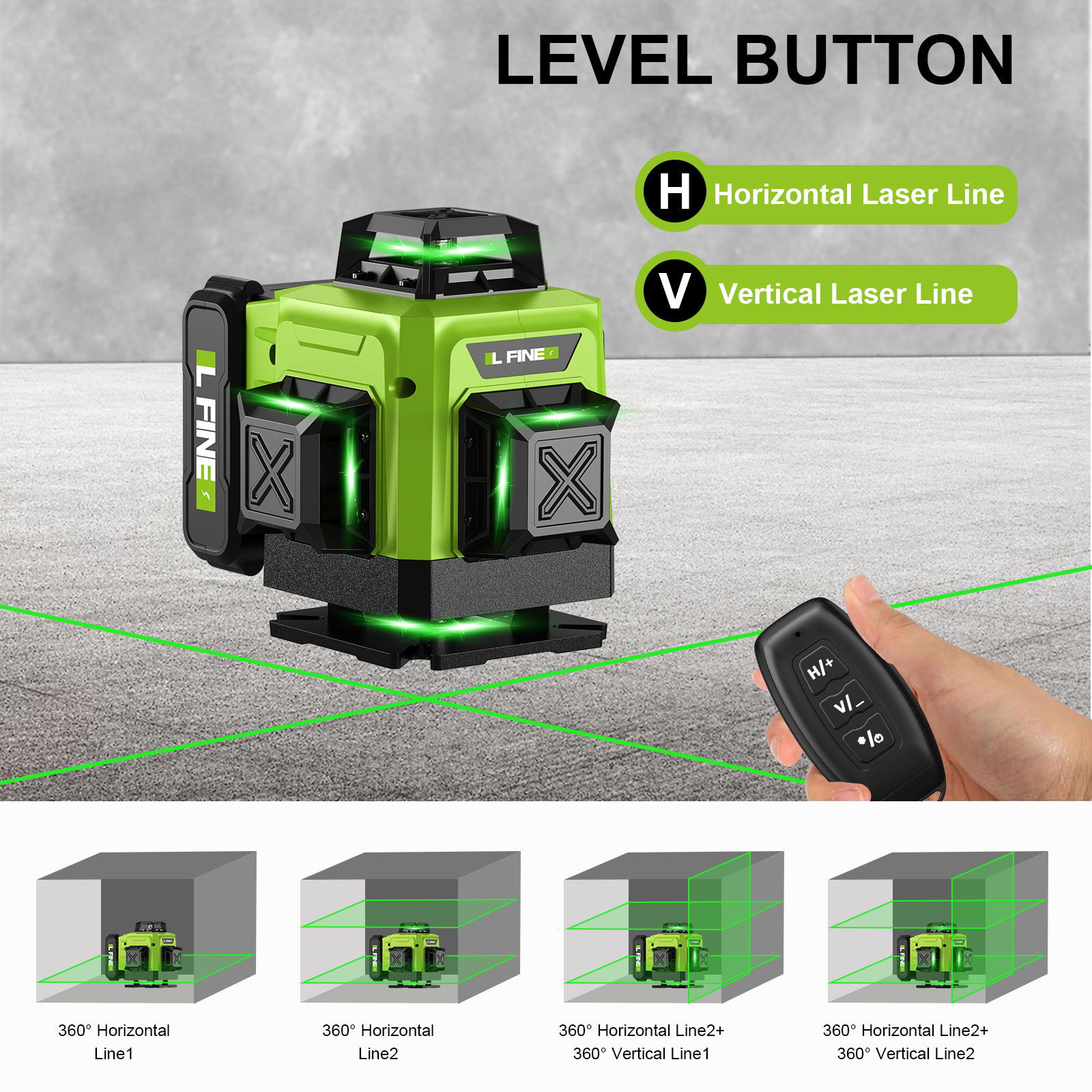 مستوى الليزر التسوية الذاتية ا - مراجعة Cross Line Laser 360 Degree وسعره