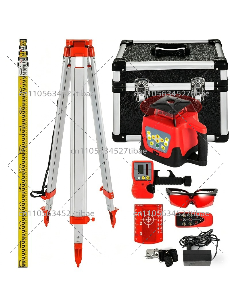 جهاز ليزر دوار ذاتي التسوية بش - مراجعة Rotary Laser Level 500M Range وسعره