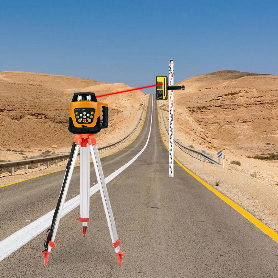 جهاز استقبال/كشف ليزر دوار ذو  - مراجعة Laser Level With Receiver Detector وسعره