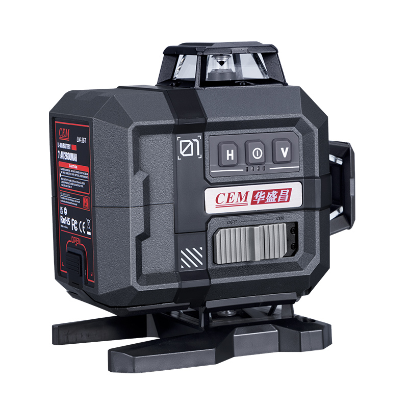 CEM 4D 16 خط ليزر لاسلكي أخضر  - مراجعة Cross Line Laser 360 Degree وسعره