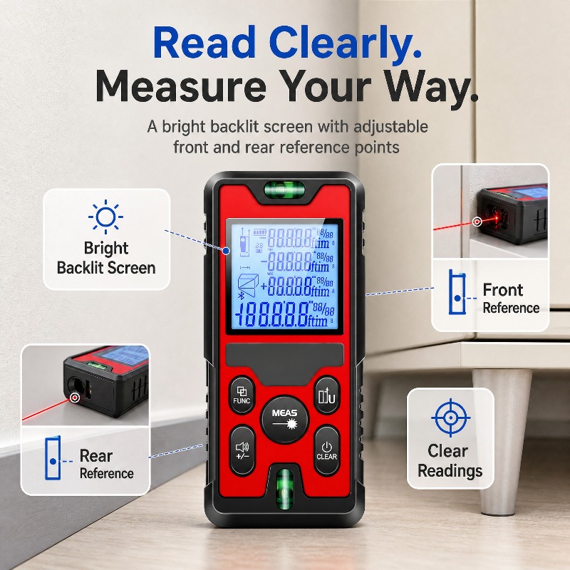 جهاز قياس المسافات بالليزر 120 - مراجعة Laser Level Rechargeable Usb وسعره