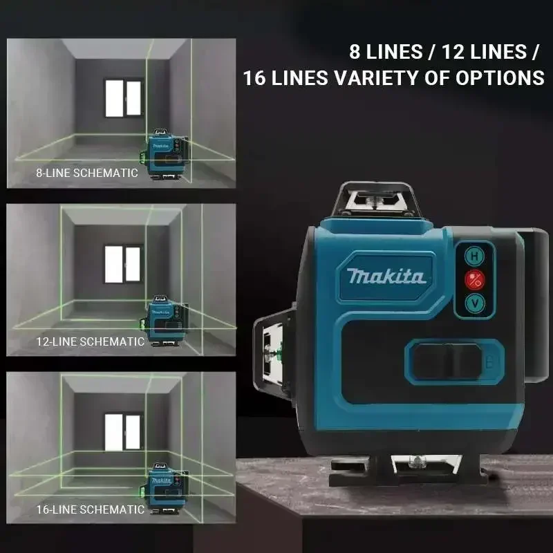بطارية ماكيتا 40 فولت بسعة 4.0 - مراجعة Laser Level 4D 16 Line Green وسعره
