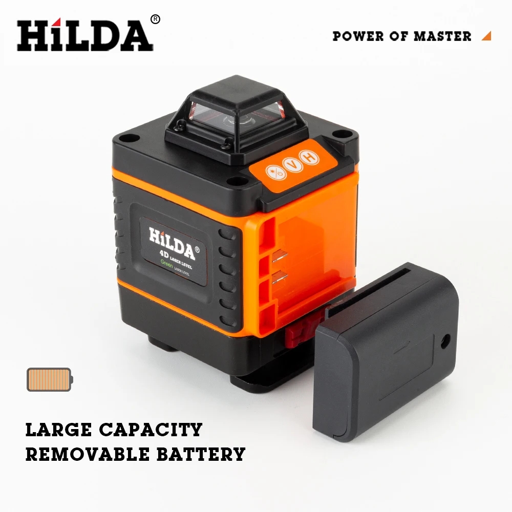 HILDA 3D/4D مستوى الليزر 12/16 - مراجعة Cross Line Laser 360 Degree وسعره