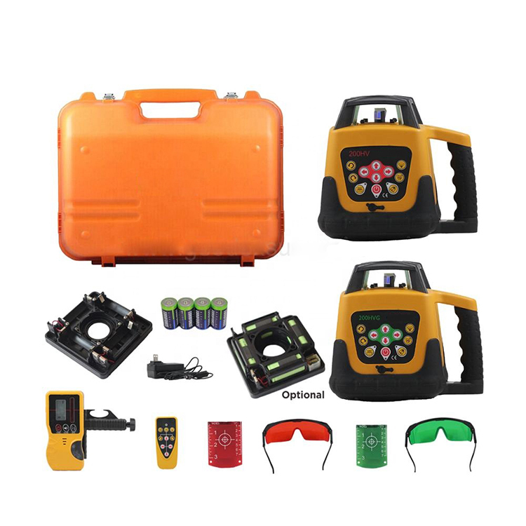 جهاز ليزر دوار بزاوية 360 درجة - مراجعة Rotary Laser Level 500M Range وسعره