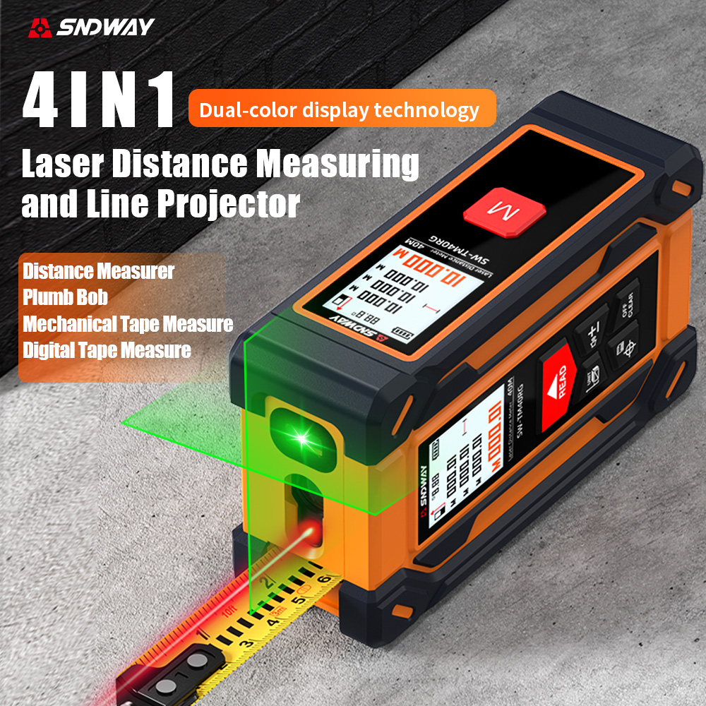 جهاز قياس المسافة بالليزر SNDW - مراجعة Laser Level Rechargeable Usb وسعره