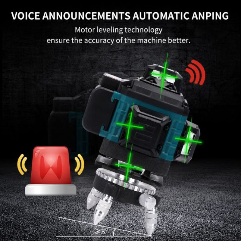 الرقمية 16 خط 4D الأخضر بالجمل - مراجعة Laser Level 4D 16 Line Green وسعره