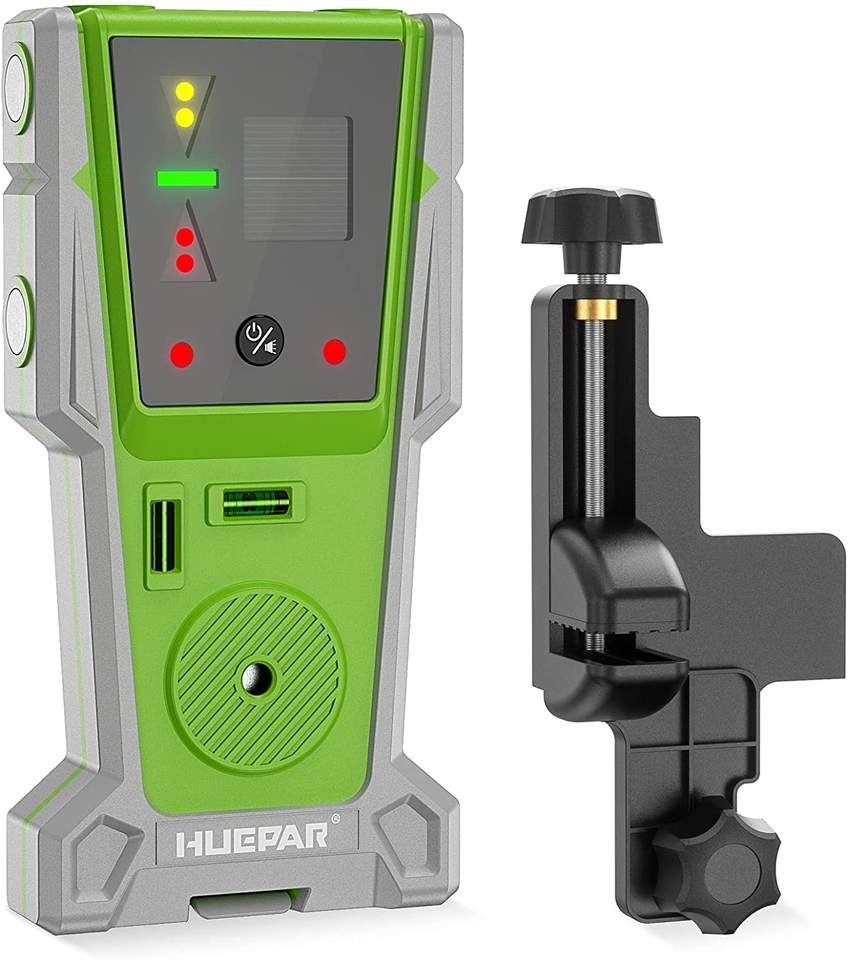كاشف استقبال مستوى الليزر Huep - مراجعة Laser Level With Receiver Detector وسعره