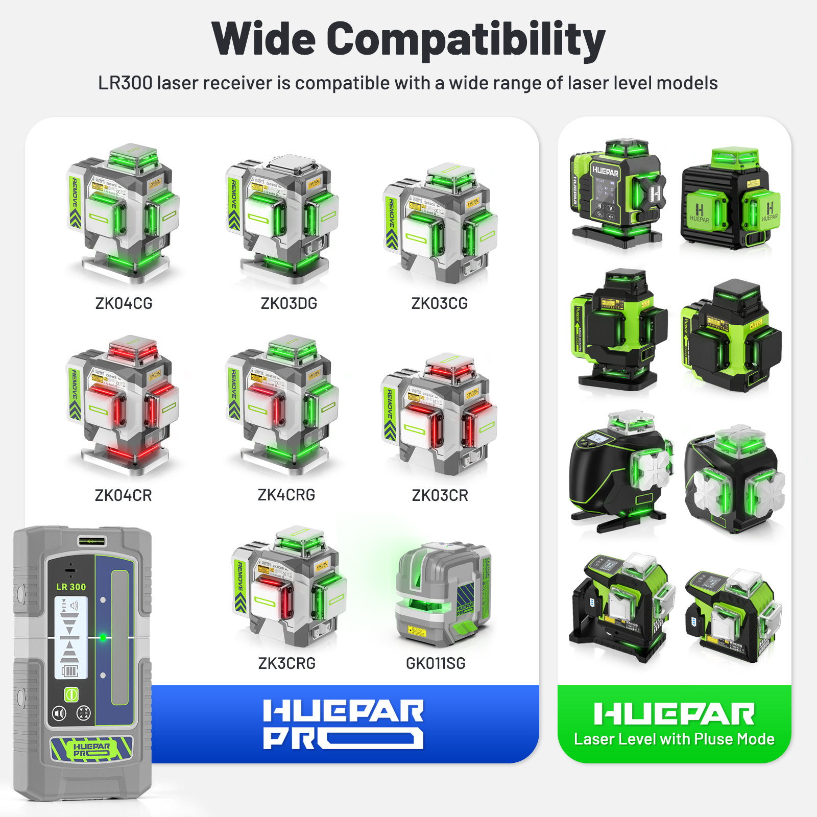 جهاز استقبال ليزر هيوبار LR300 - مراجعة Laser Level With Receiver Detector وسعره